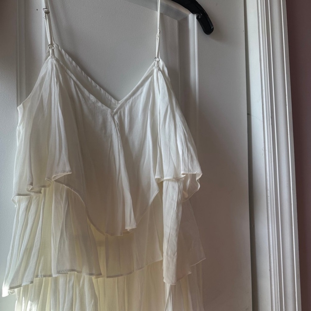 Zara white top